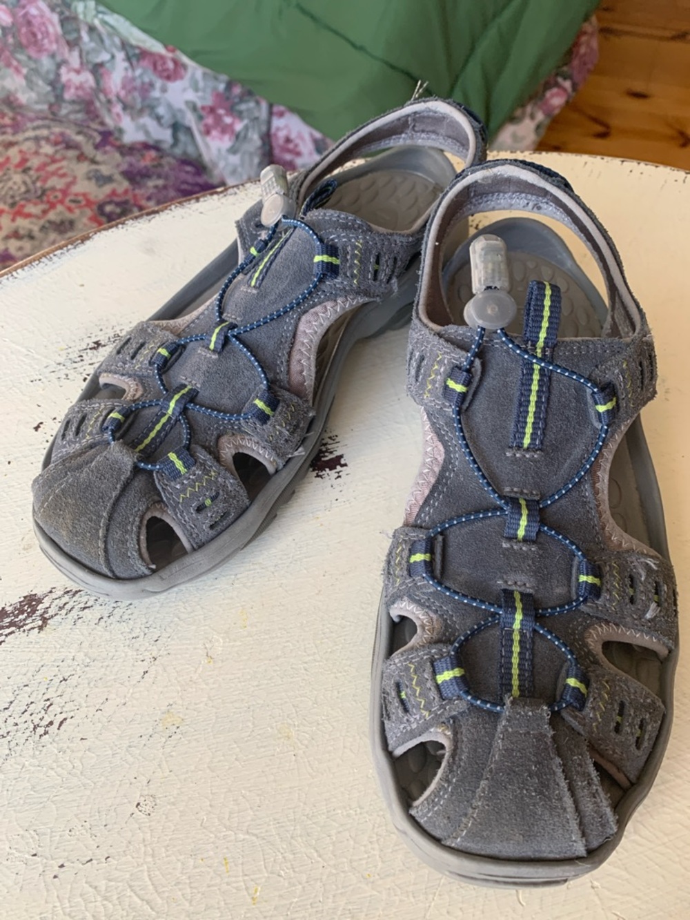 Clarks Privo Suede Sandals